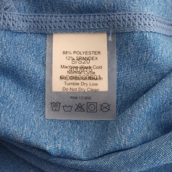 TITLE NINE Sunbuster 2.0 Zip Front Hoodie Blue UPF 50+ Sun Shirt XL Athleisure - Picture 6 of 6